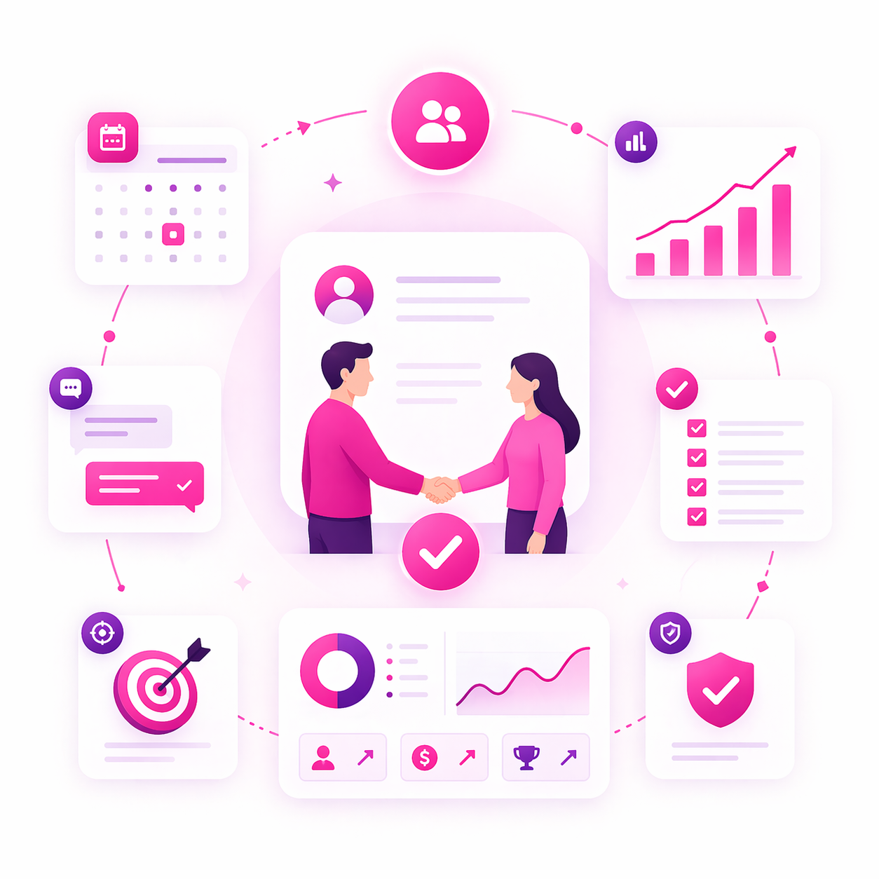 Sales system - accountability website image - modern